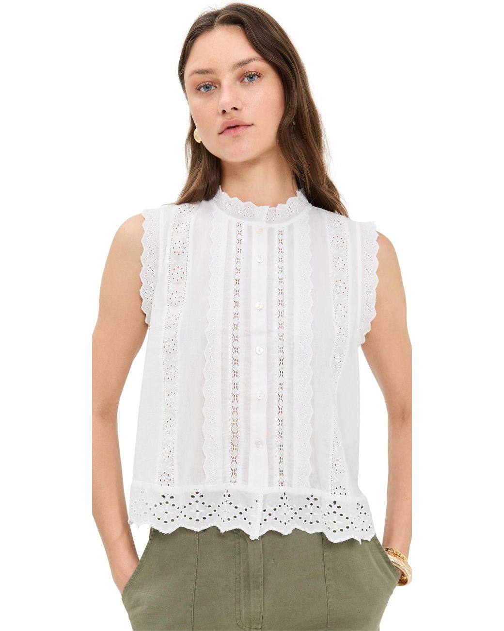 Xirena Lara Shirt in White | Lyst