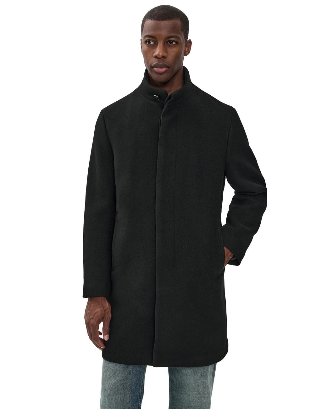 Theory Belvin Coat in Black for Men | Lyst