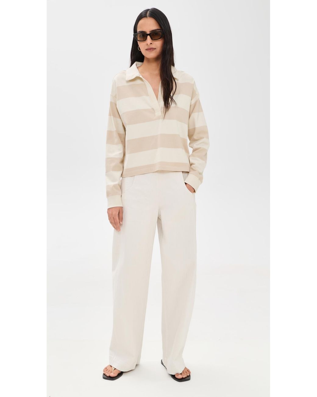 Marine Layer Natural Cloud 9 Jersey Polo