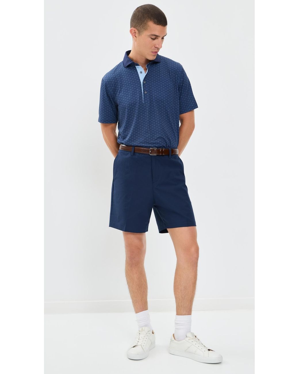 Greyson Blue Deco Polo Top for men