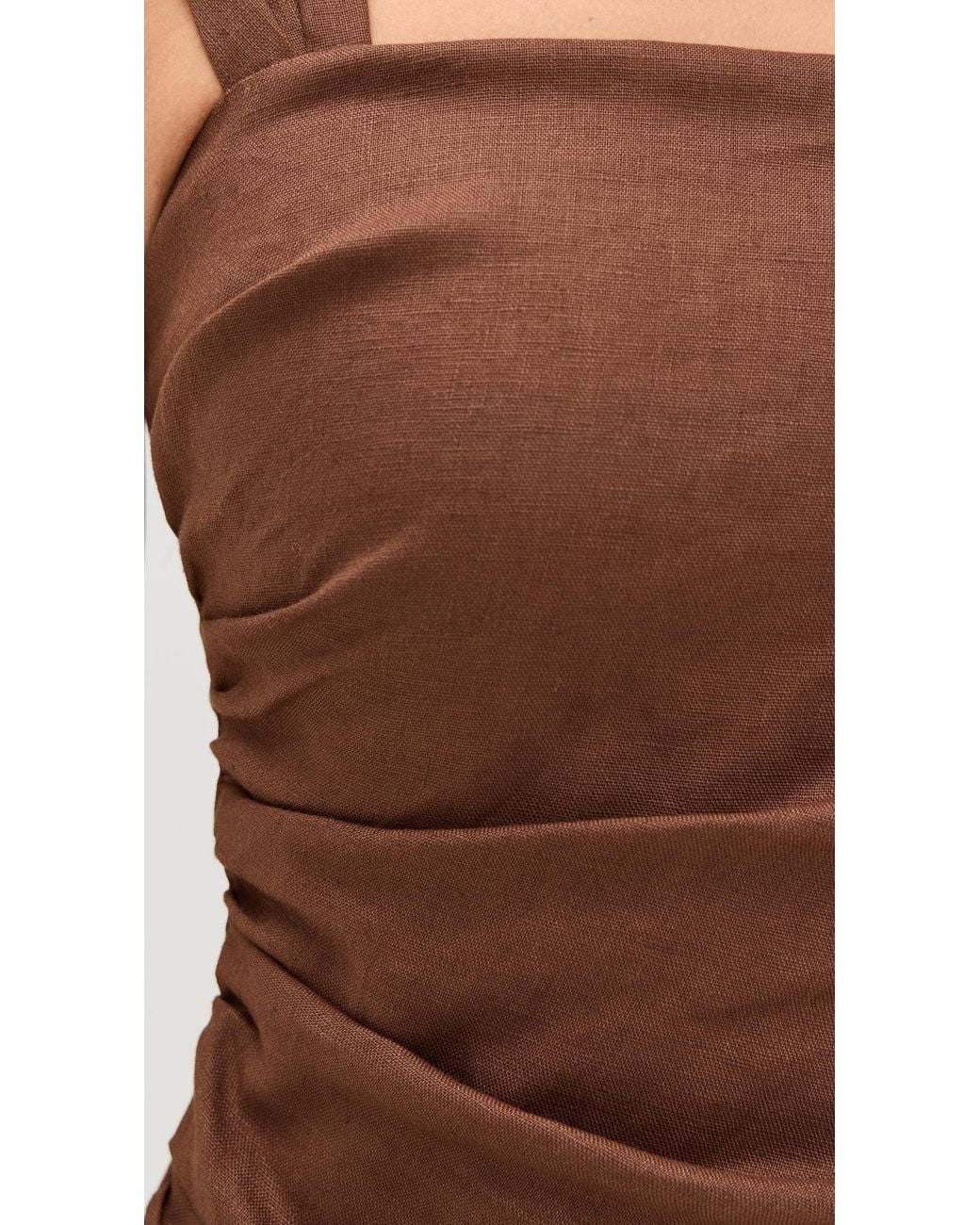 Reformation Clemente Linen Dress | Lyst Reformation Clemente Linen Dress | Lyst