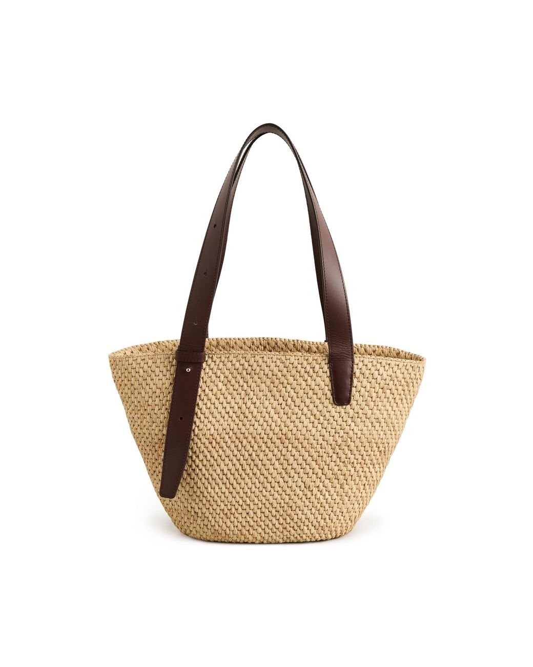 LIE STUDIO White The Bianca Raffia Small Bag