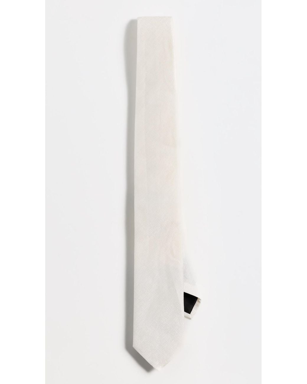 Boss White H-Tie for men