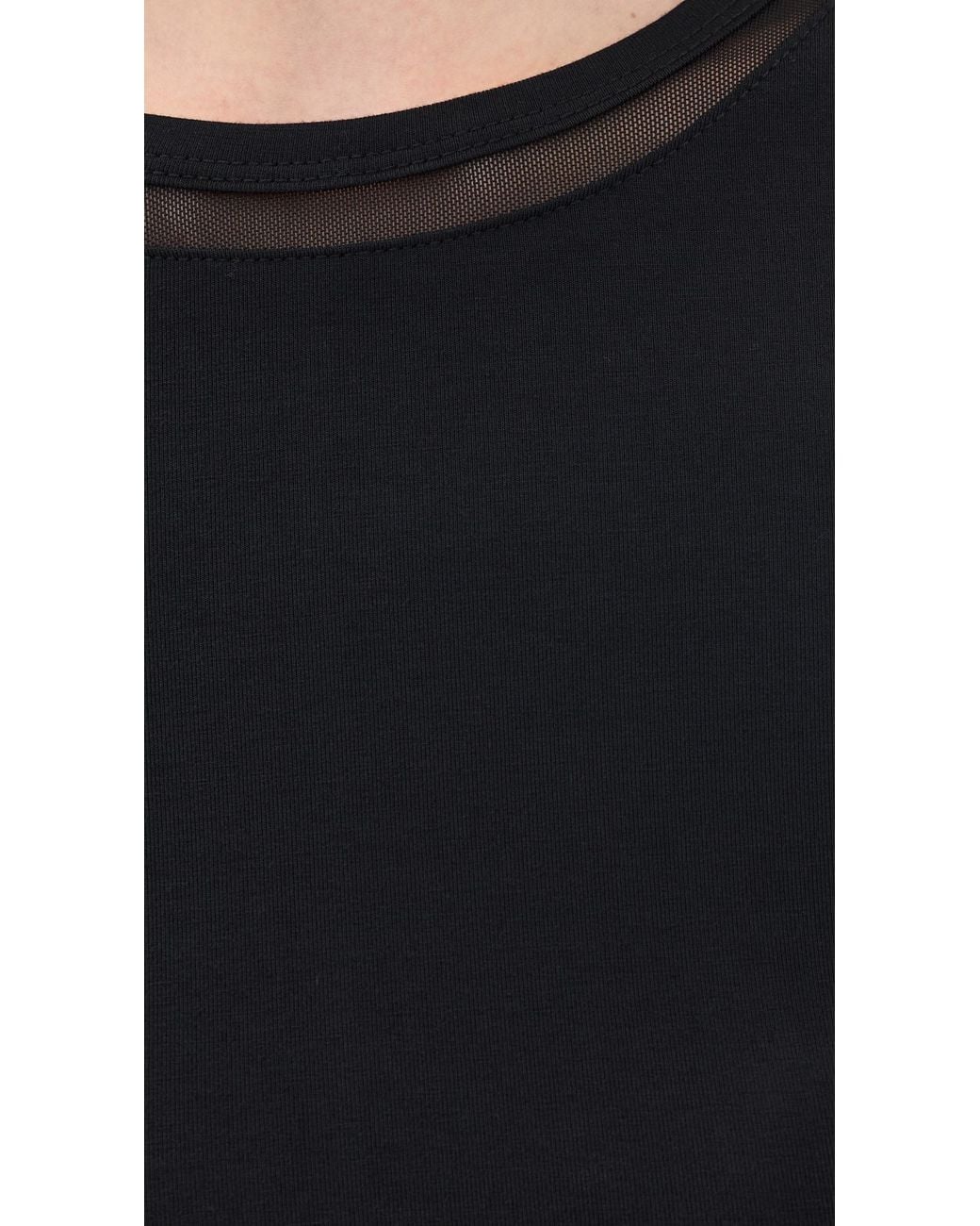 Rag & Bone Black Luca Shadow Tee