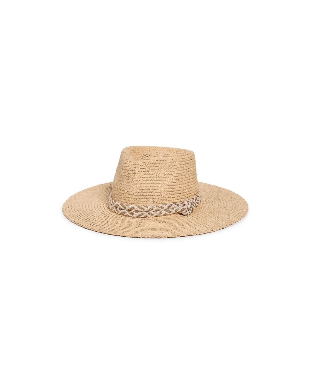 Lele Sadoughi Braided Rope Straw Hat in White | Lyst display picture 3