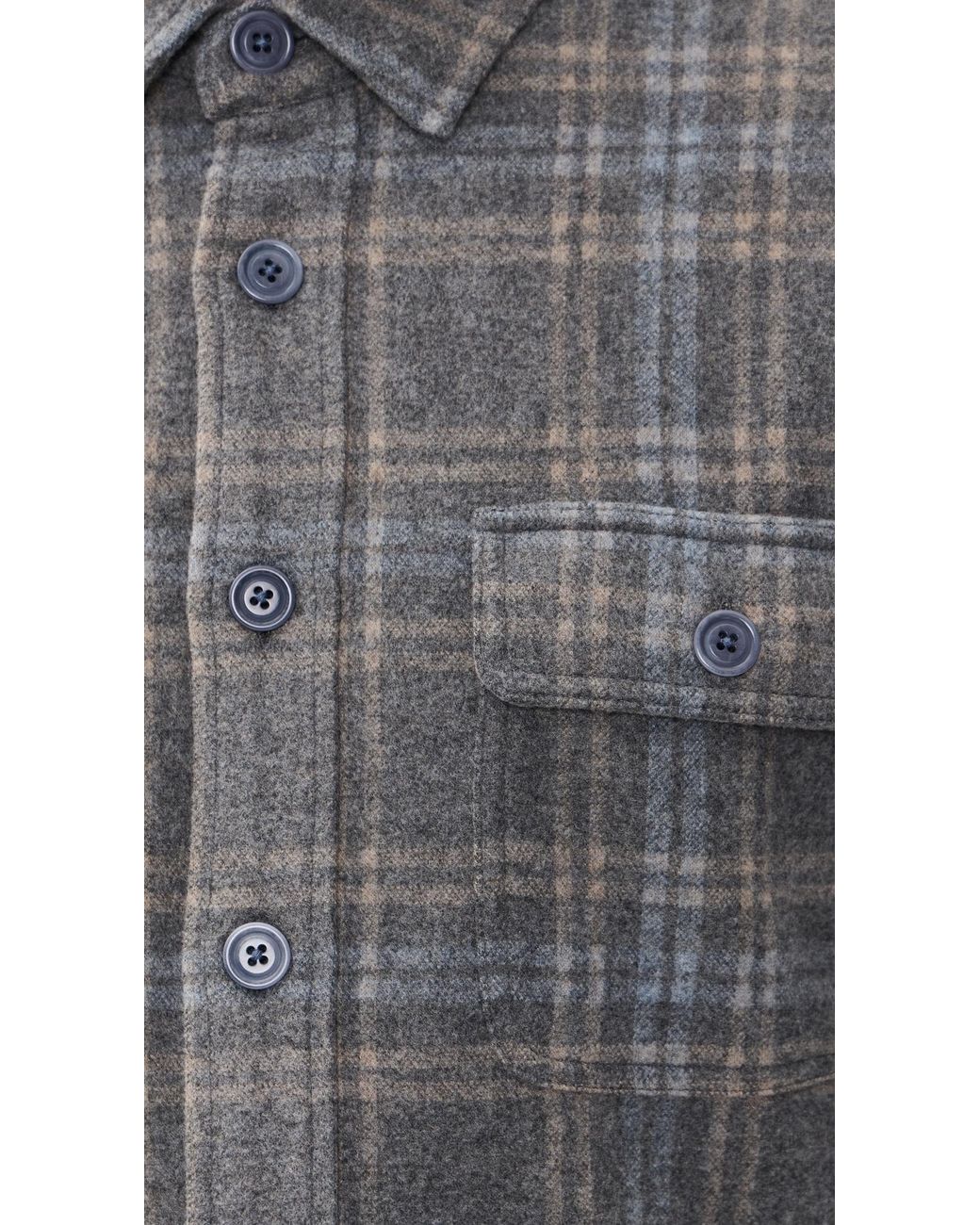 Rails Gray Alder Shacket for men