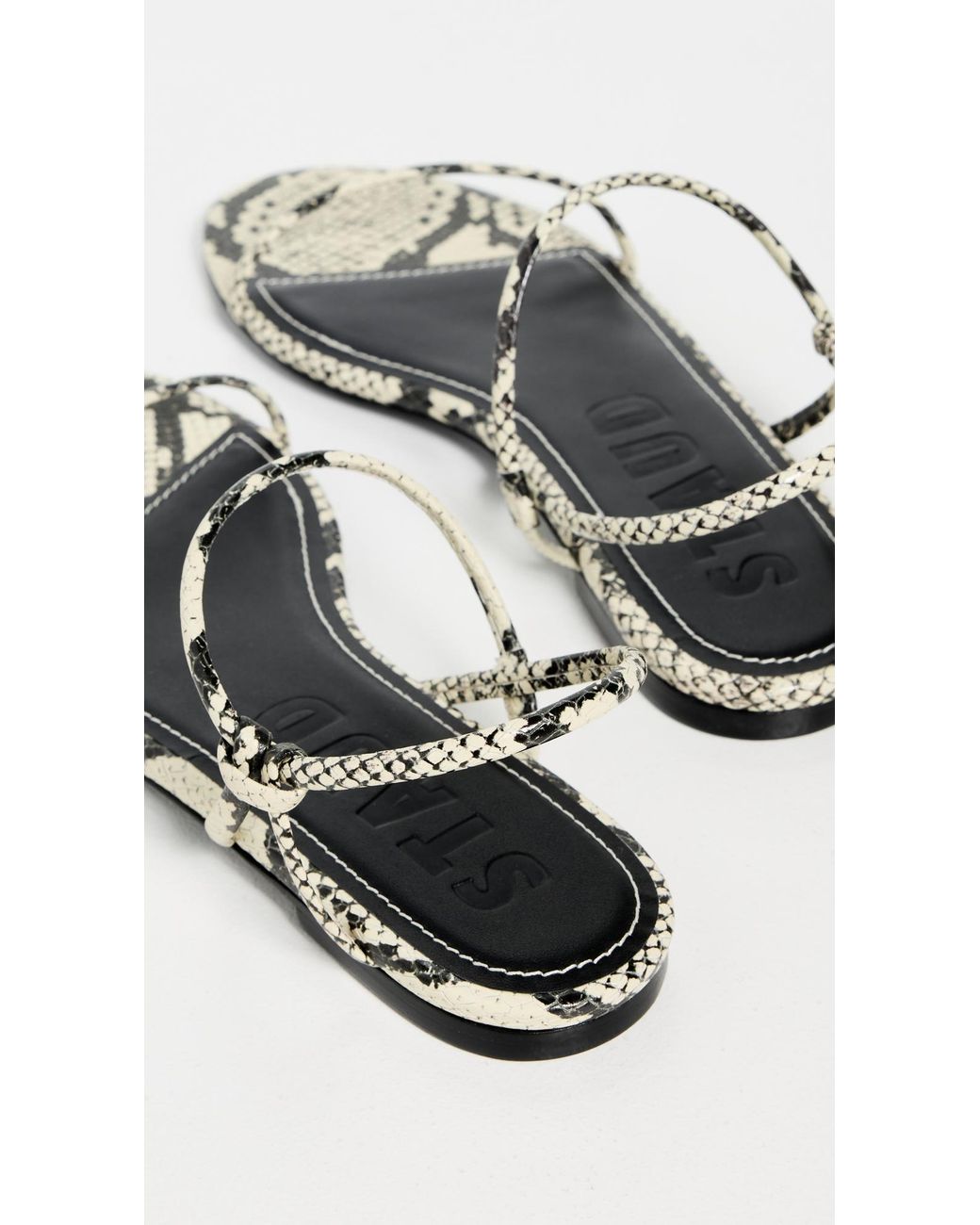 Staud Black Laurel Sandals