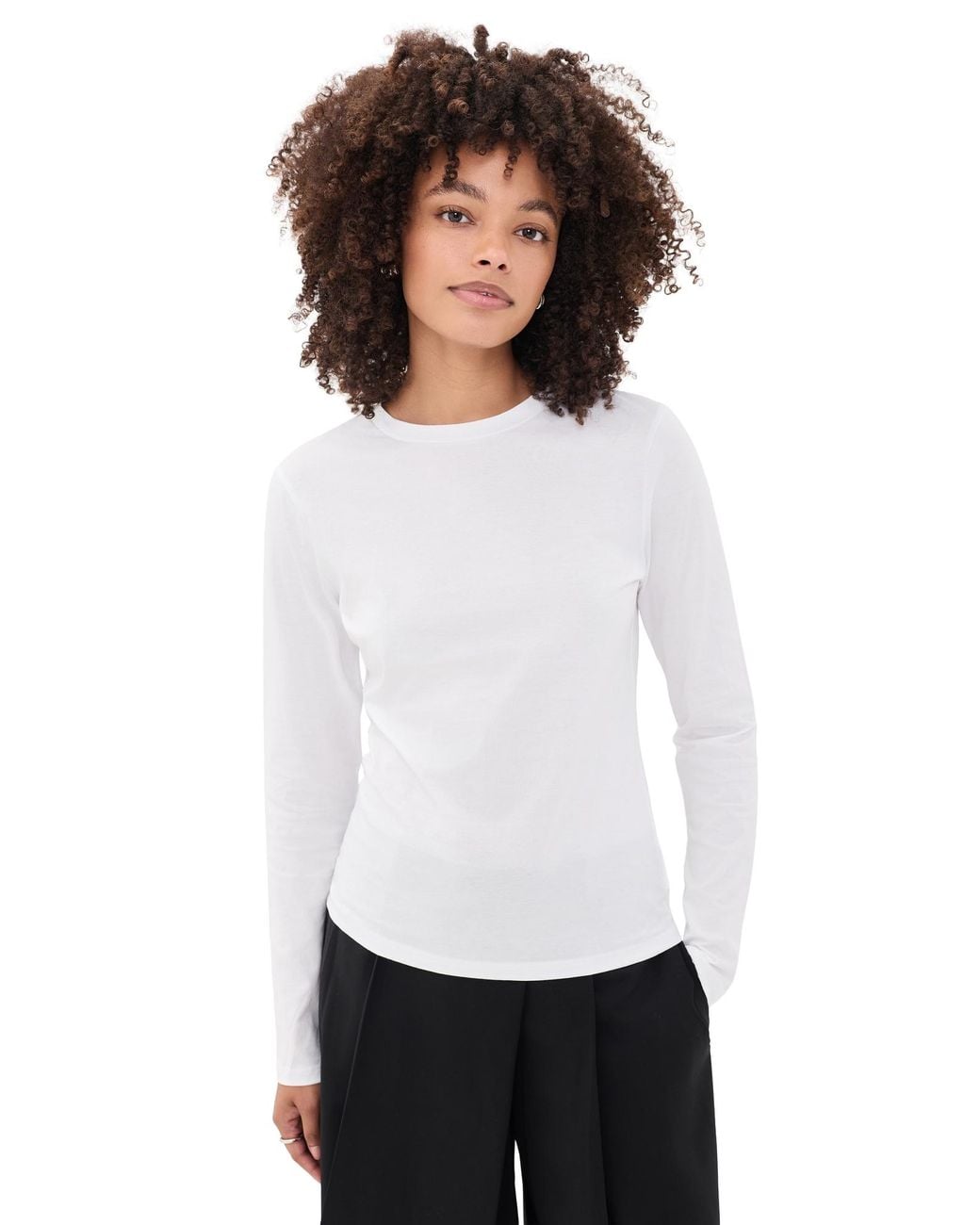 Theory White Tiny Tee