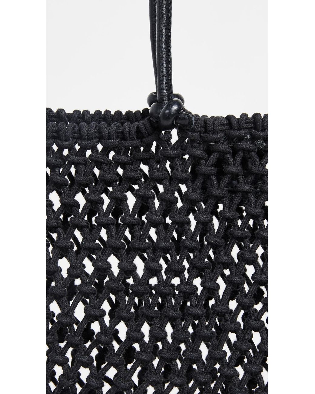 Clare V. Black Sandy Tote