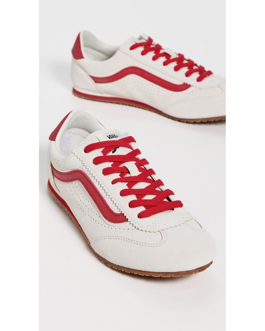 Vans Red Super Low Pro Sneakers