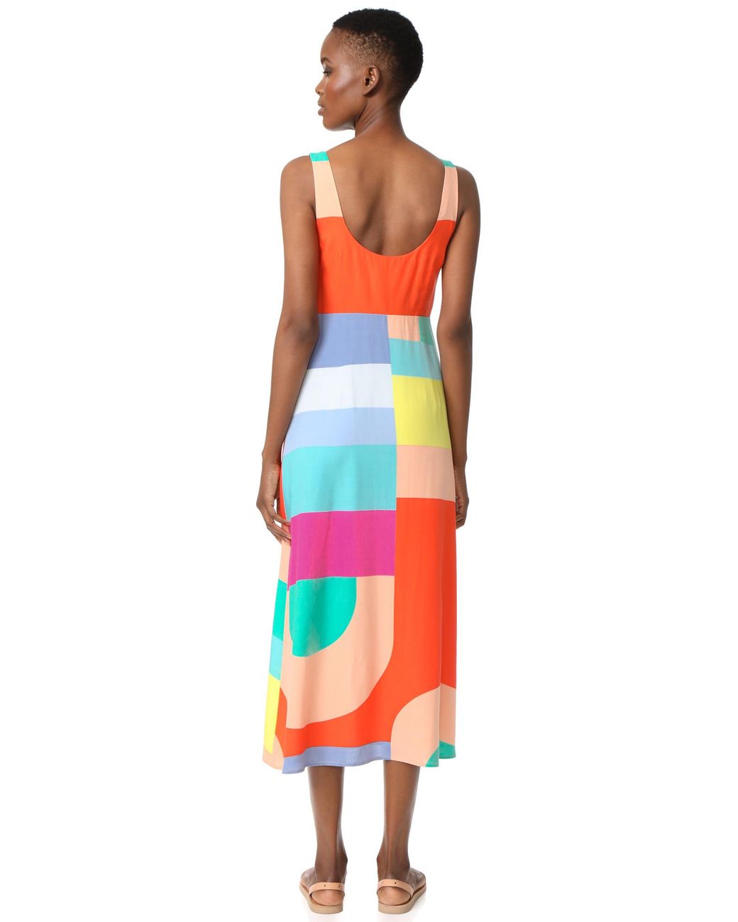Mara Hoffman Synthetic Tie Front Dress 