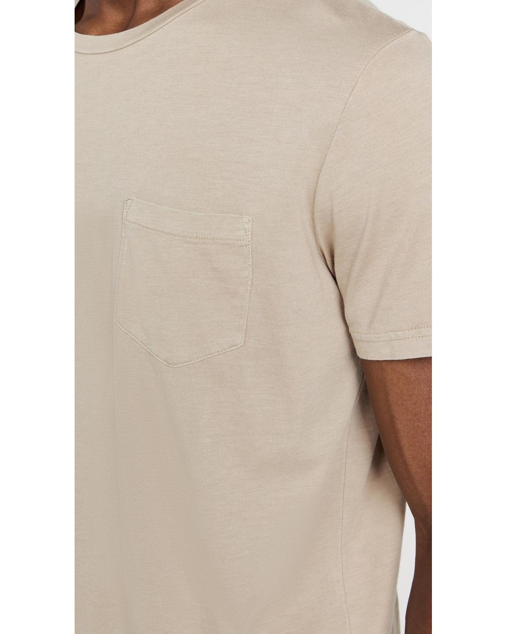 Rails Natural Johnny Pocket Tee for men