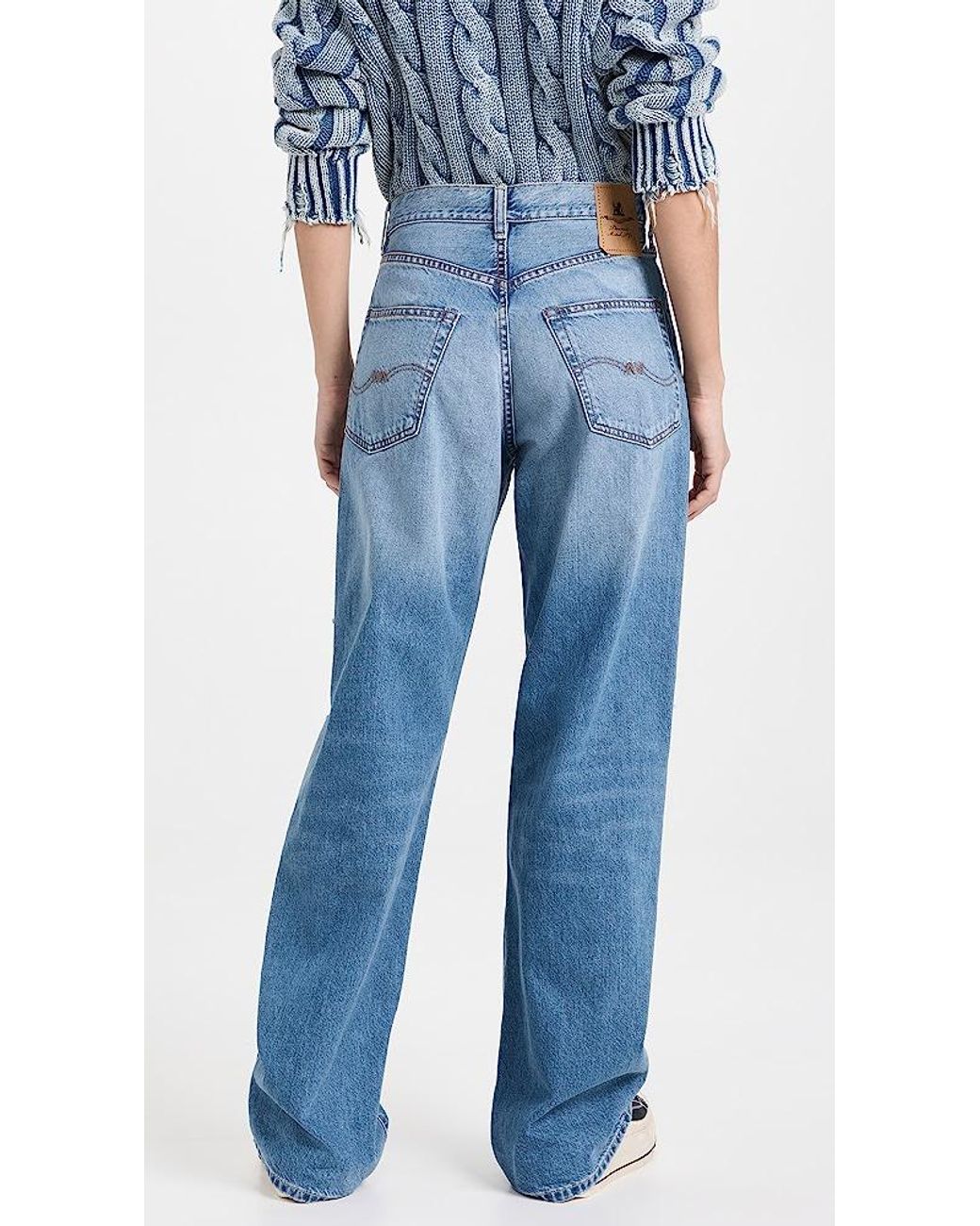 Denimist Teri Wide Leg Jeans in Blue | Lyst