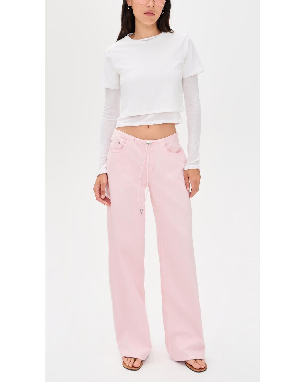 Still Here Pink Cool Jeans