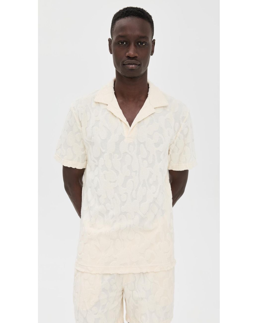 Oas Natural Summit Polo Terry Shirt for men