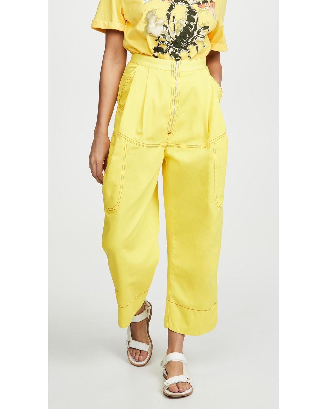 Rachel Comey Denim Bandini Pants in Yellow | Lyst