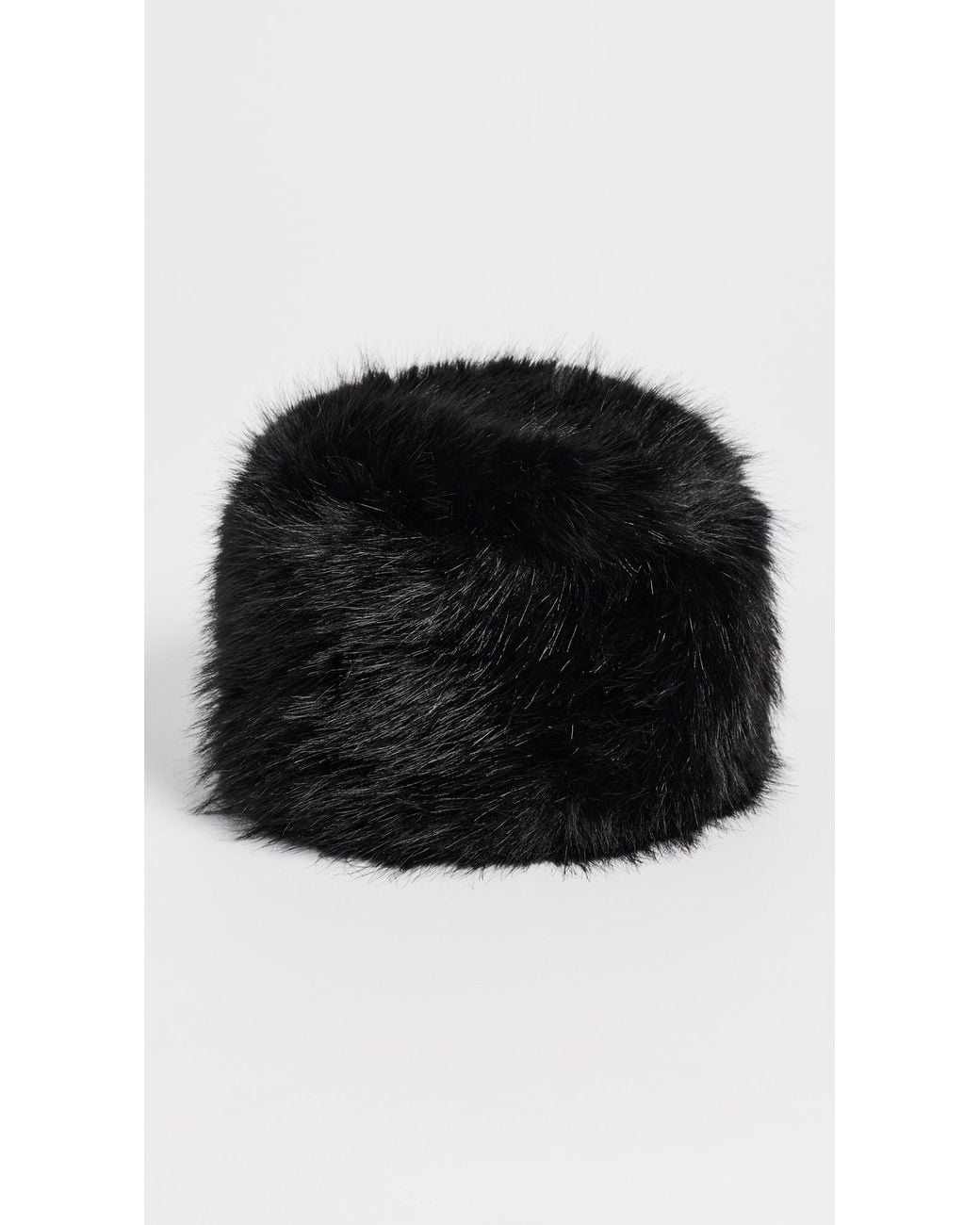 Apparis Black Margot Sable Pillbox Hat