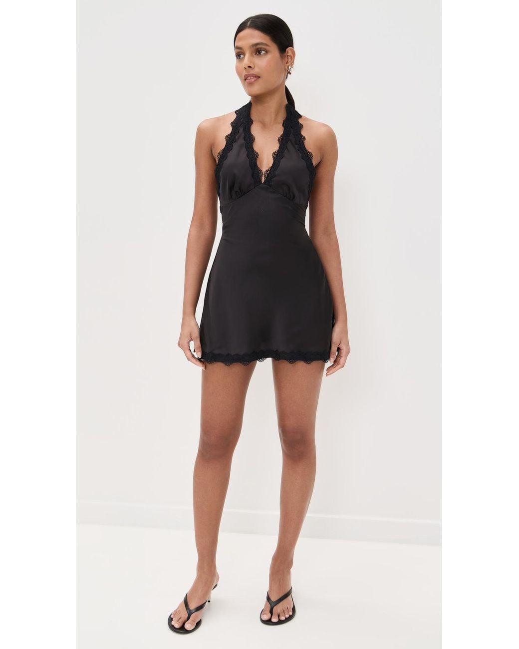 knee length dresses for ladies LIONESS Cheri Mini Dress Ink Selfie Leslie
