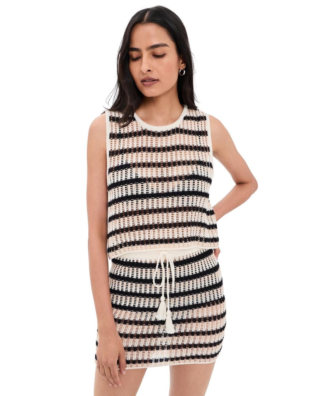 LSPACE Black Sander Coverup Top