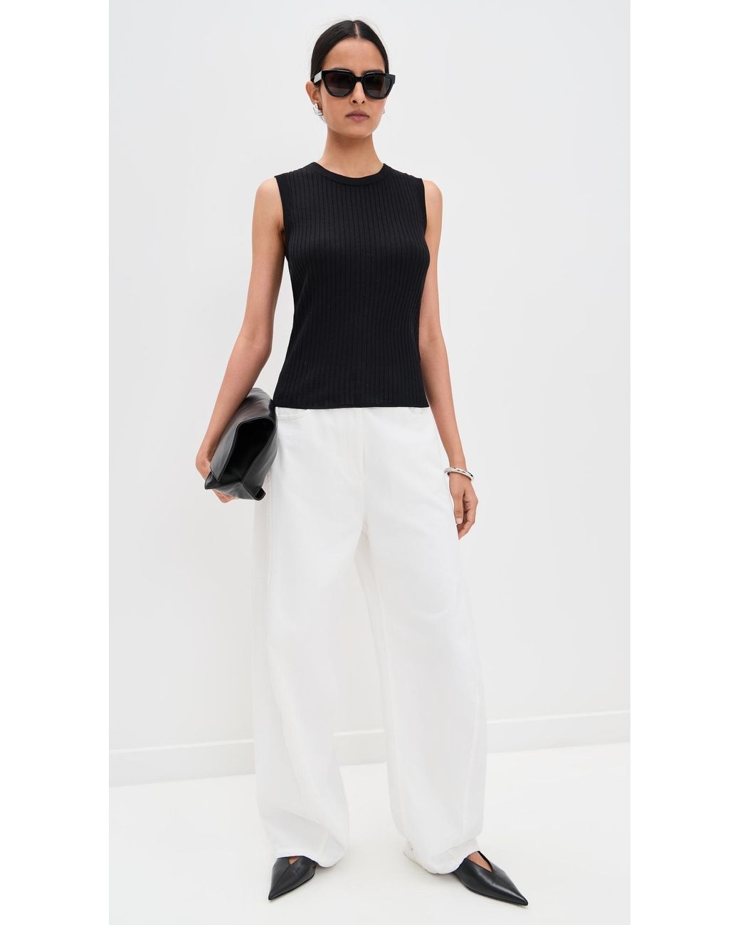 A.L.C. Black A. L.C. Mick Top