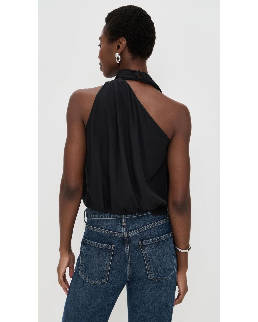 A.L.C. Black A. L.C. Celeste Top