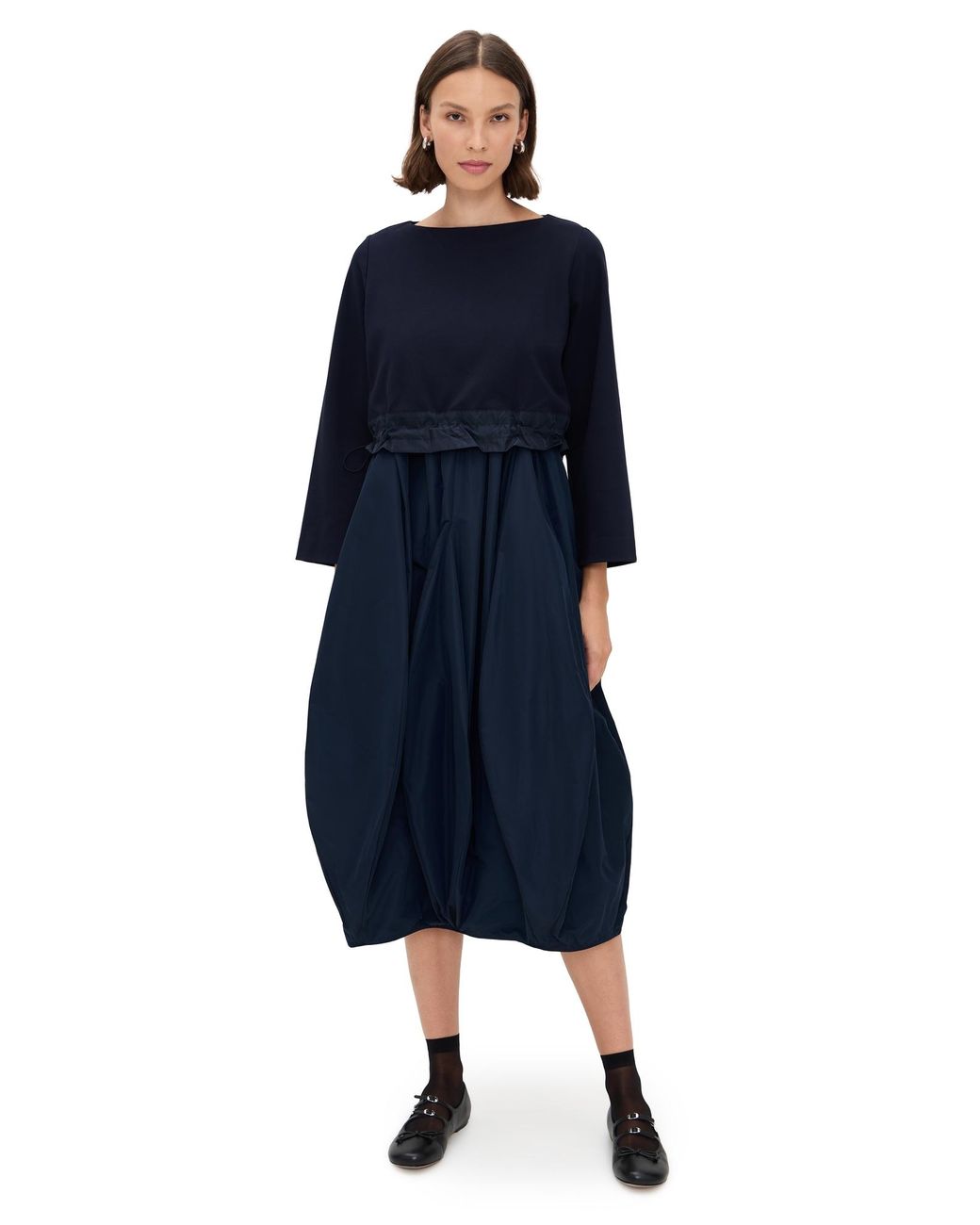 women's midi sweater dress PRETTYGARDEN Women's Long Sleeve Midi Sweater Dress Fall Crewneck Knit