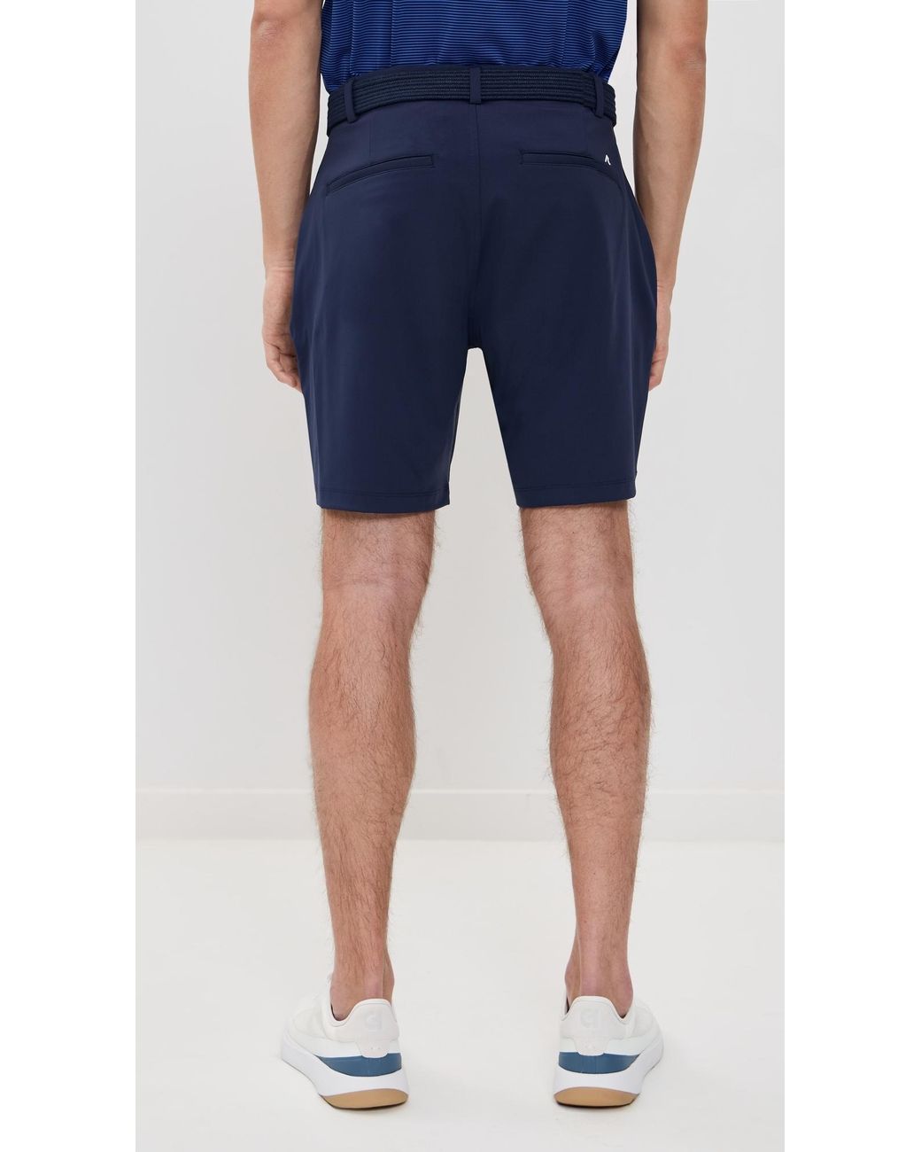Redvanly Blue Varick Pull On Shorts 7.5 for men