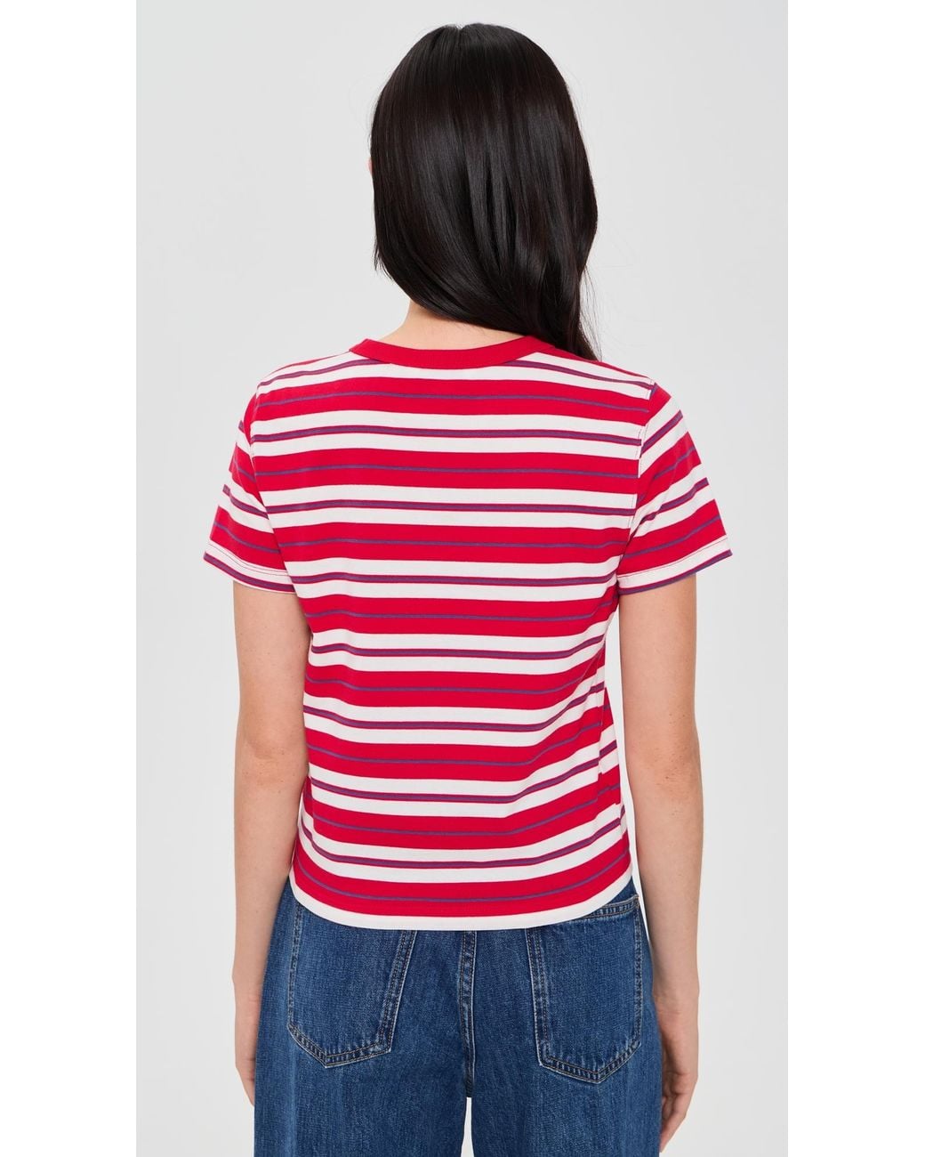 DAZE Red Zuma Crew Neck Tee