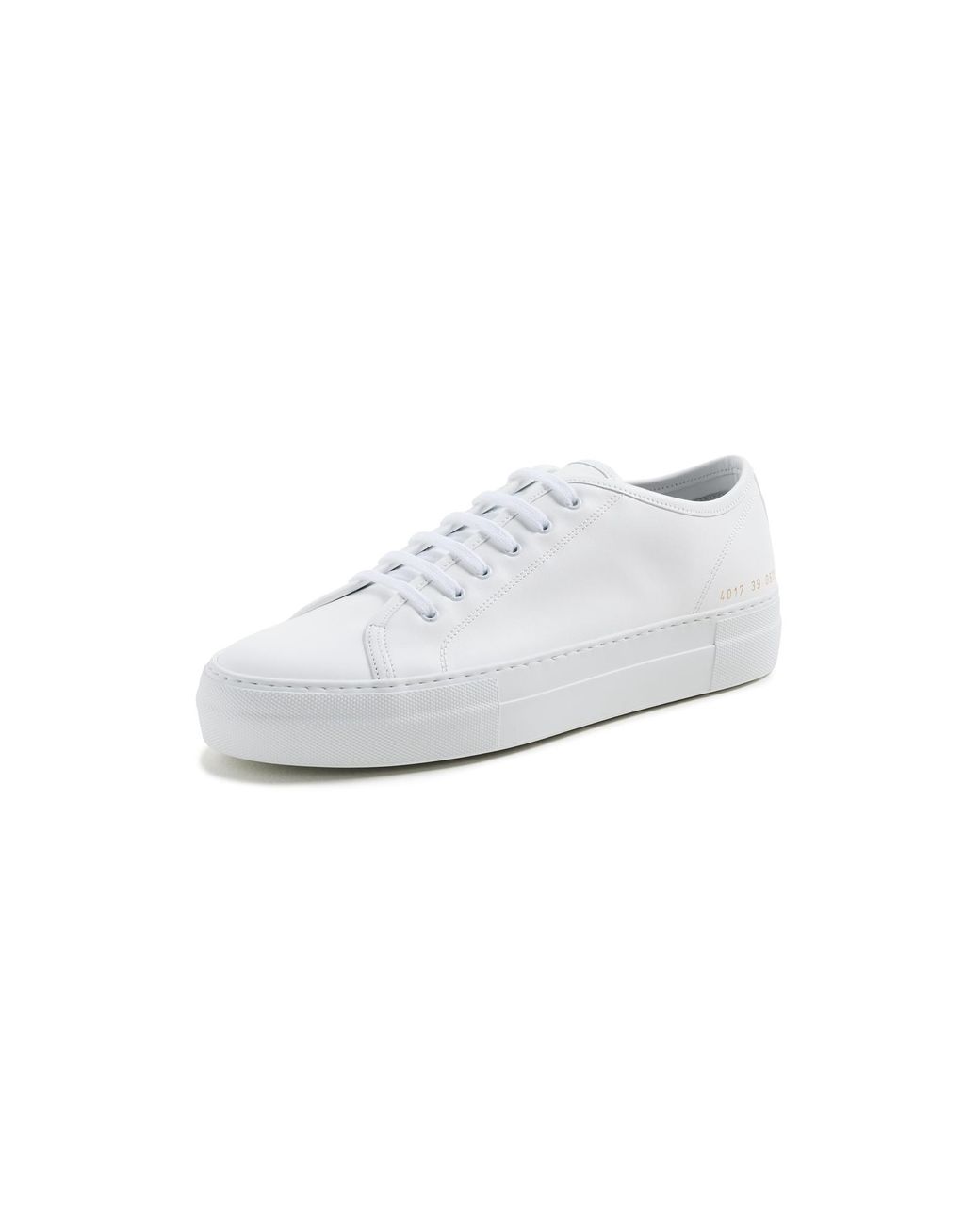 Common Projects White Tournament Super Classic Sneakers