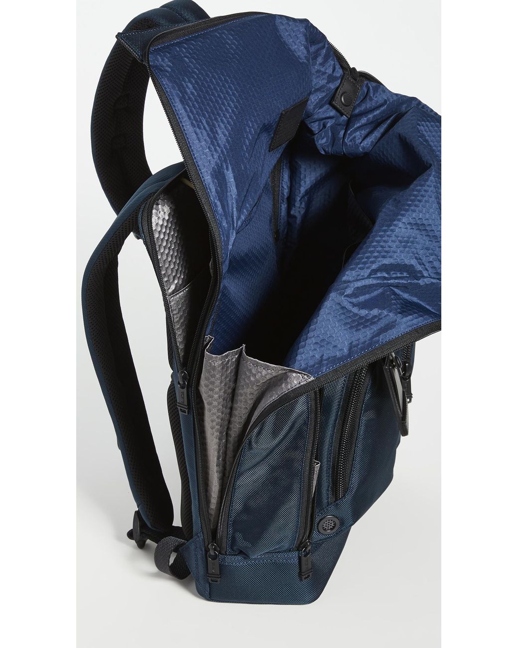 Tumi Leather Alpha Bravo Lance Backpack 