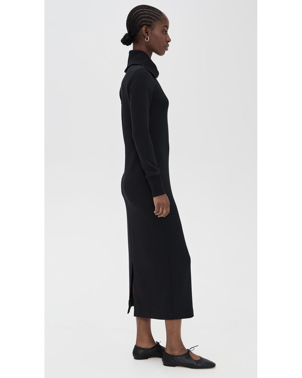 varley alexis midi dress Varley Alexis Midi Dress in Black