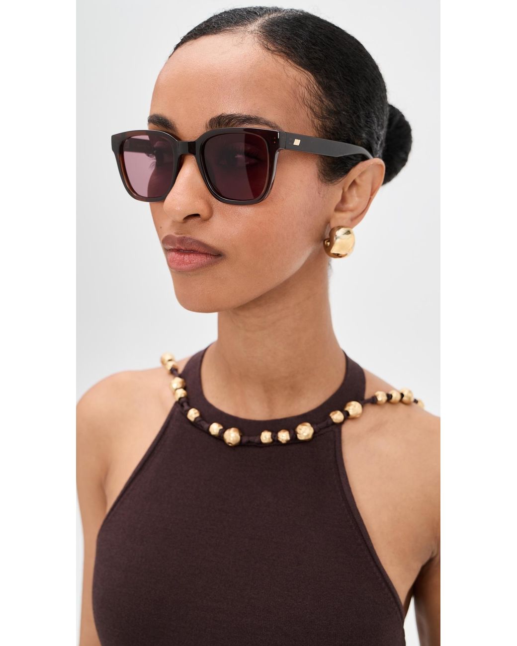 Le Specs Brown Elixir Sunglasses
