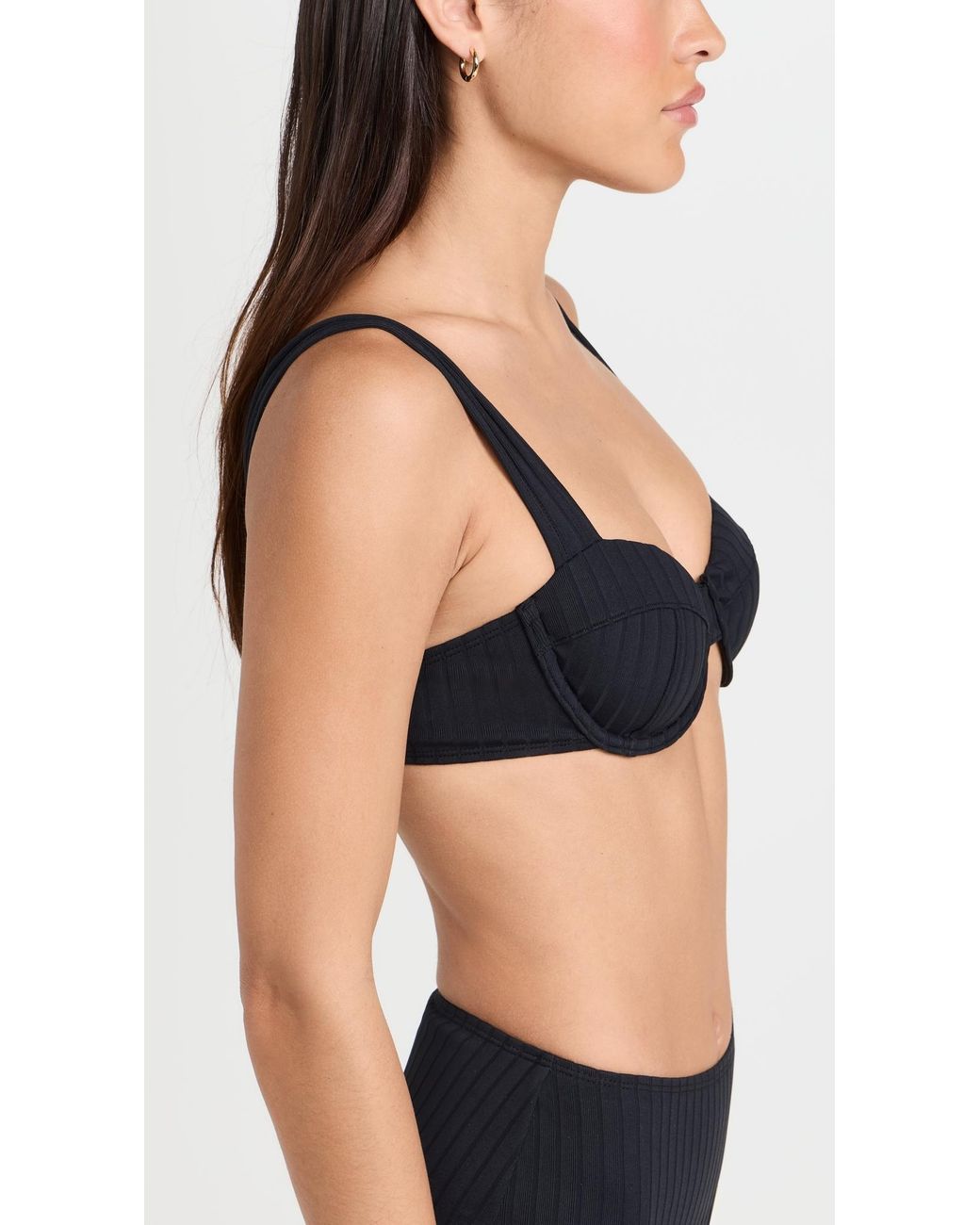 Solid & Striped Black The Lilo Bikini Top