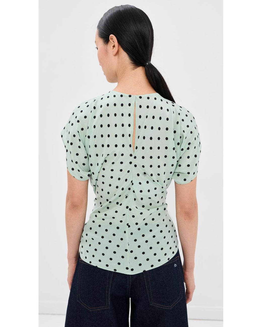 Marni Multicolor Polka Dot Blouse