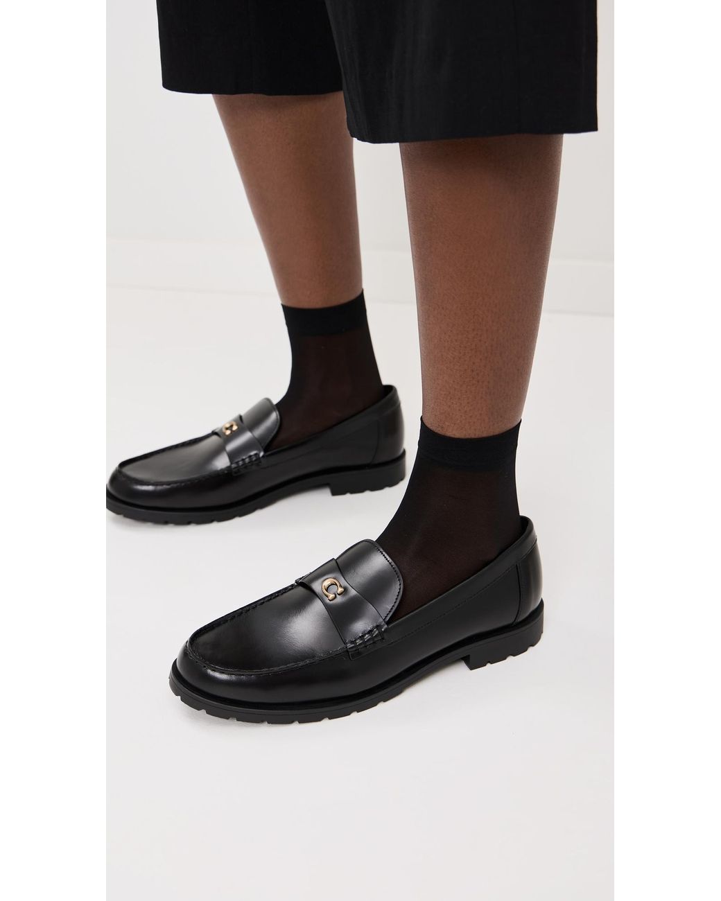COACH Jocelyn Loafers in Black | Lyst