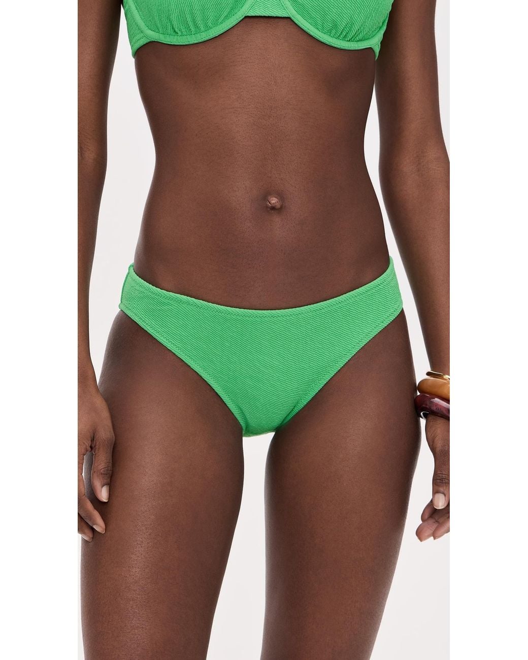 Solid & Striped Green The Eva Bikini Bottoms