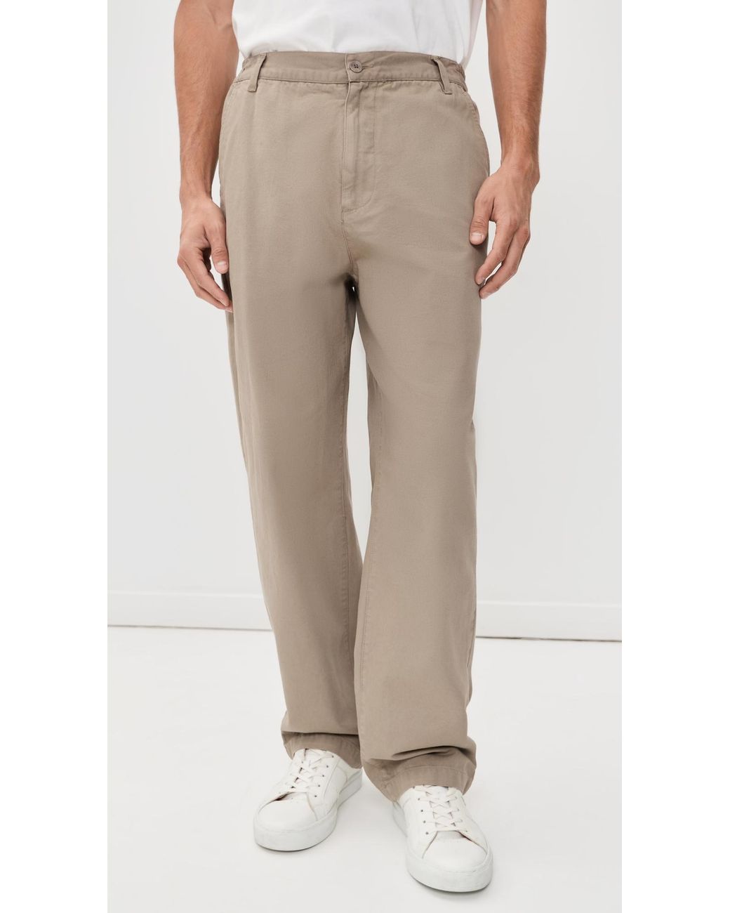 Alex Crane Natural Canvas Painter Pants for men