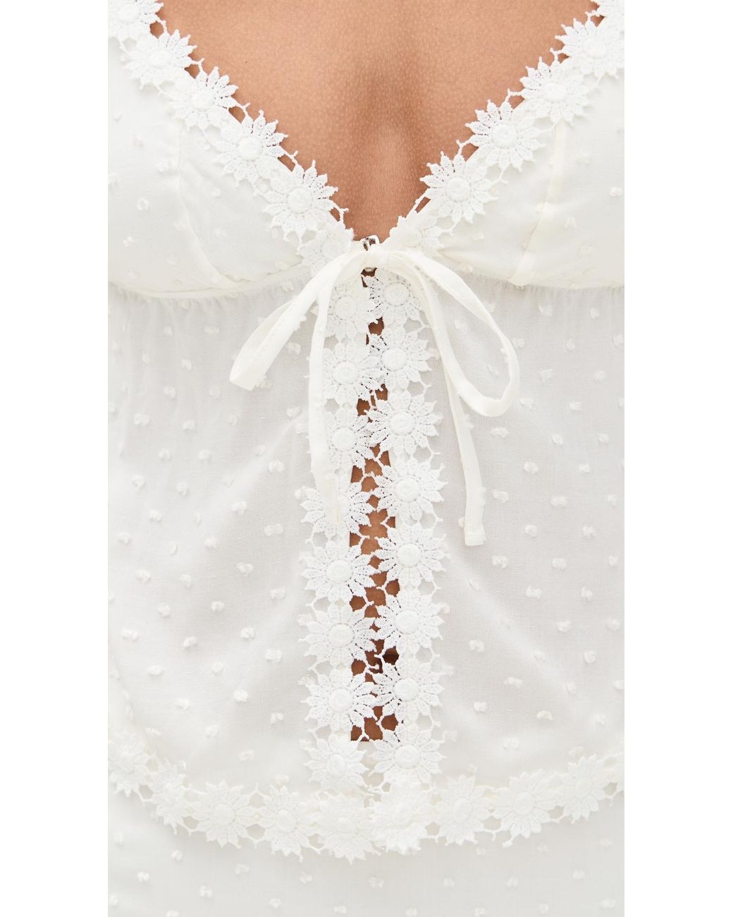 Peixoto White Sienna Top