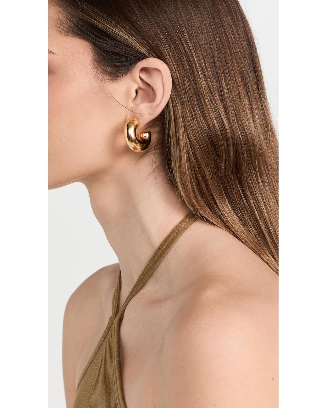 Brinker & Eliza Natural Mini Chubby Hoops