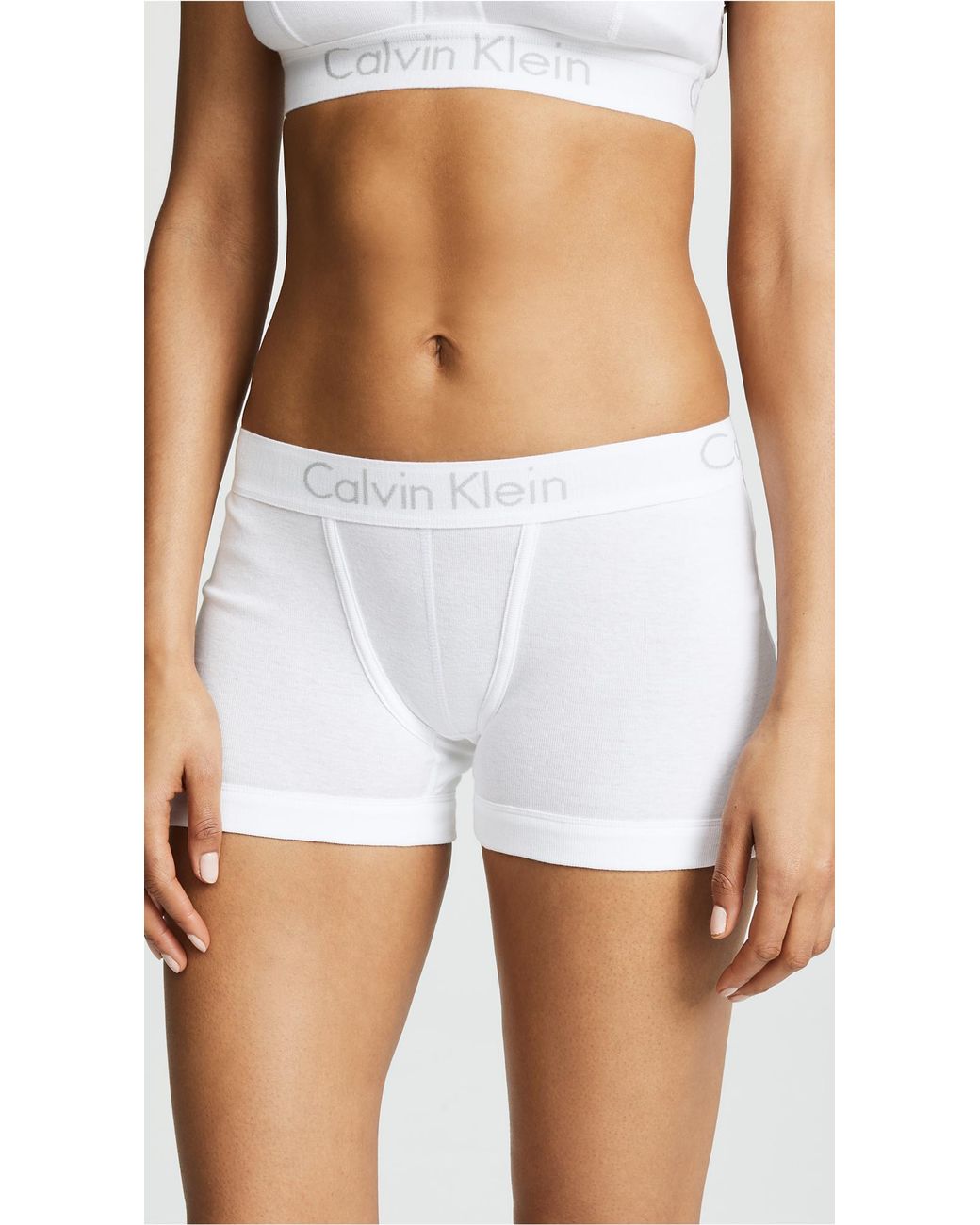 Calvin Klein Body Boy Shorts in White | Lyst