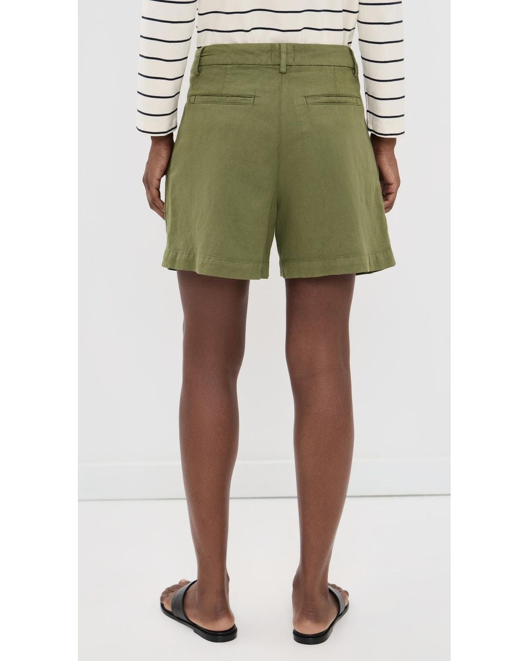 Closed Green Revyl Twill Shorts