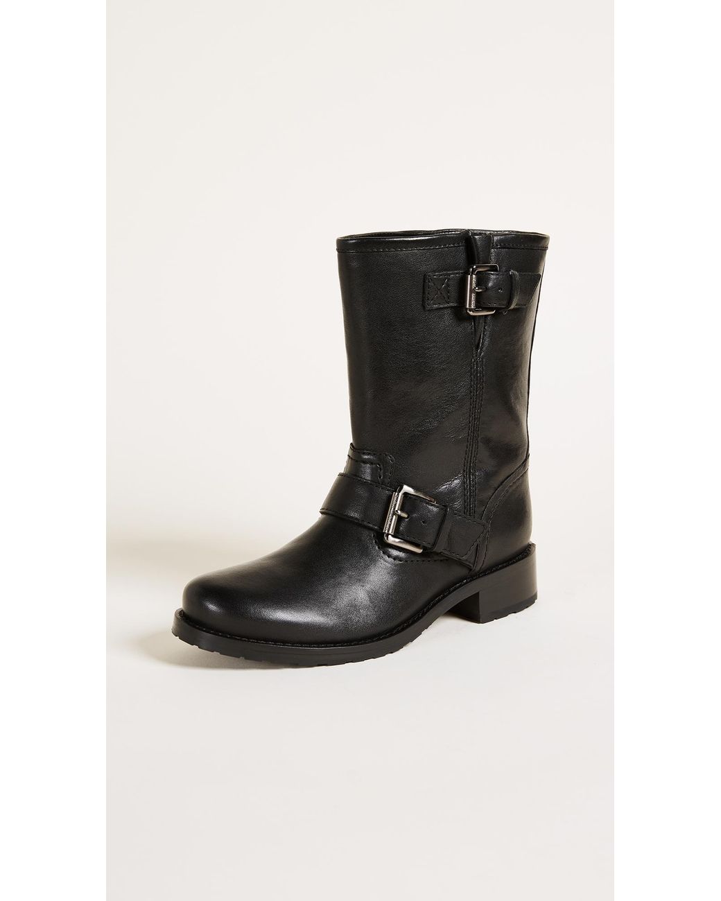 MICHAEL Michael Kors Jonas Moto Boots in Black | Lyst