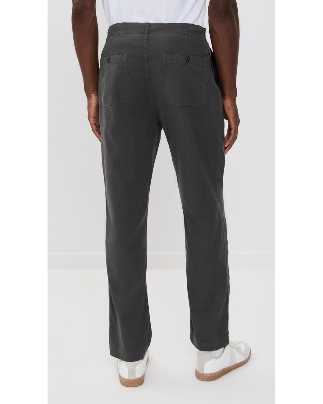 Faherty Brand Black Dune Utility Pants for men