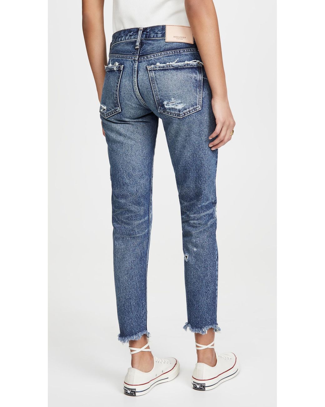 moussy kelley tapered jeans