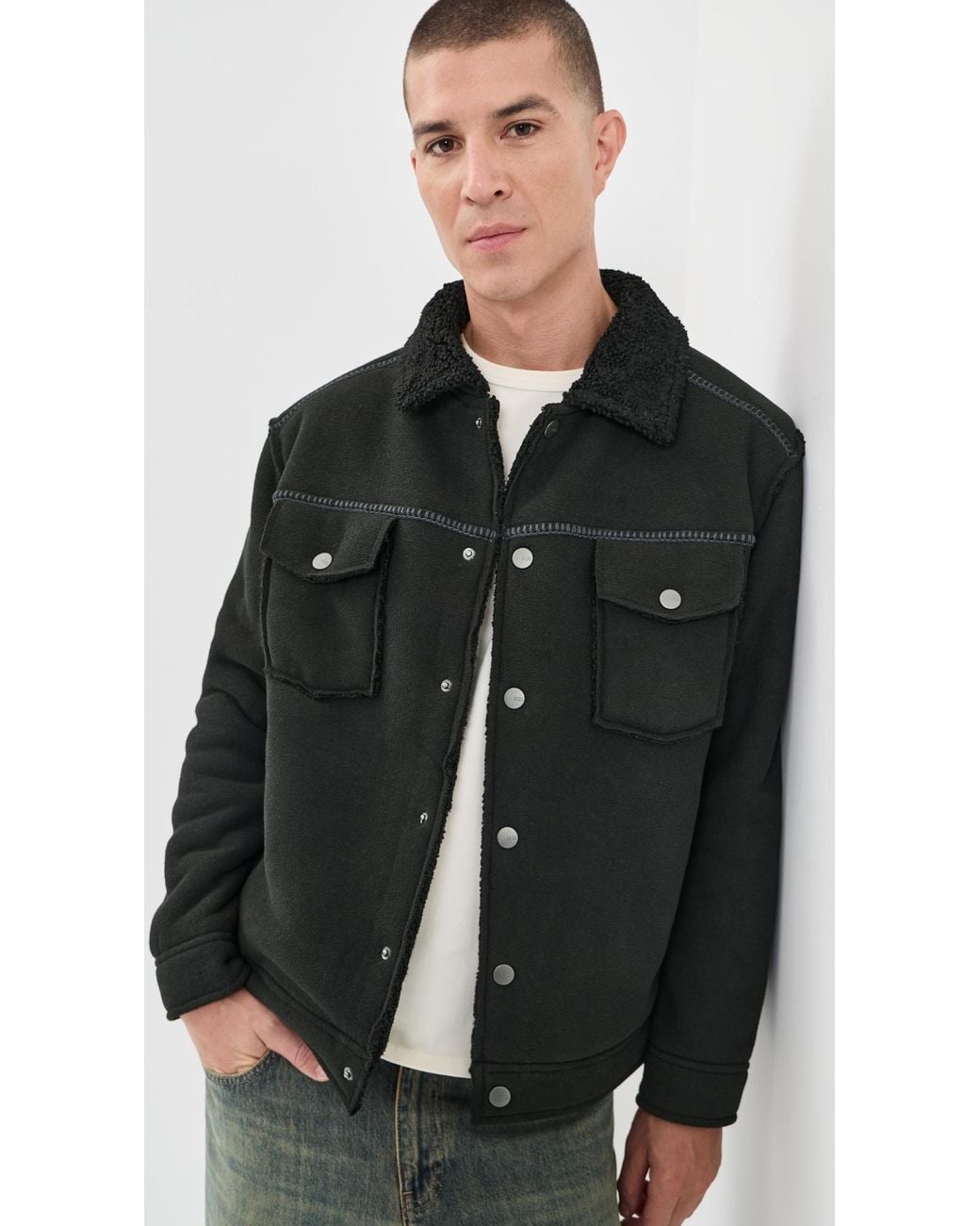 Ugg Black Janson Fluff Jacket Ii for men