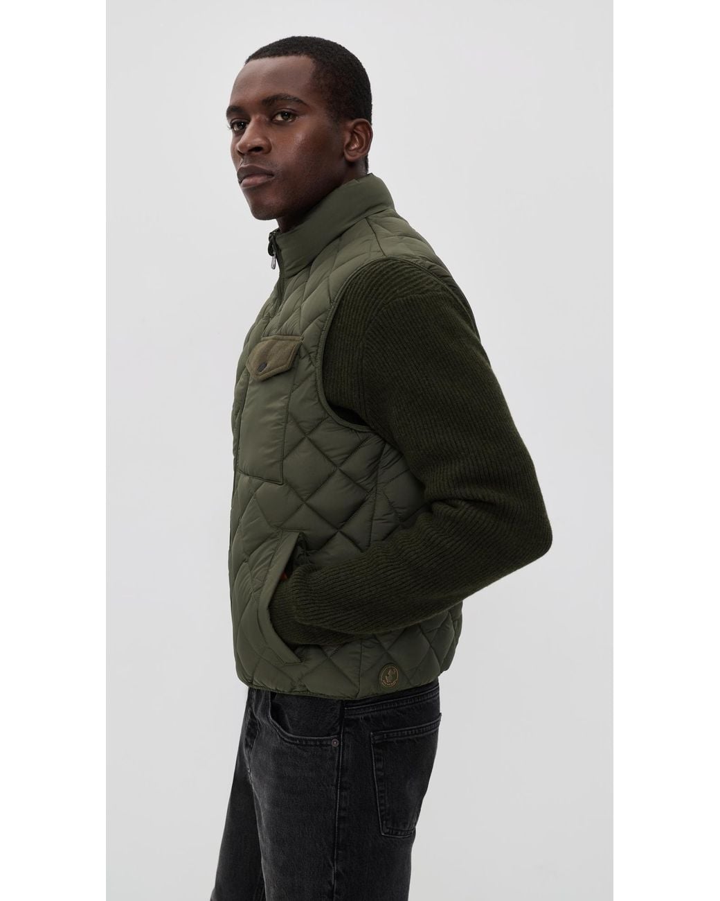 Save The Duck Fabrice Quilted Puffer Vest in Black for Men | Lyst
