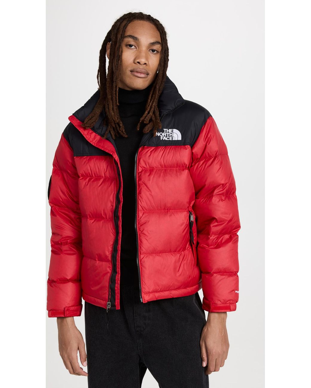 The North Face 92 Retro Anniversary Nuptse Jacket in Red for Men Lyst