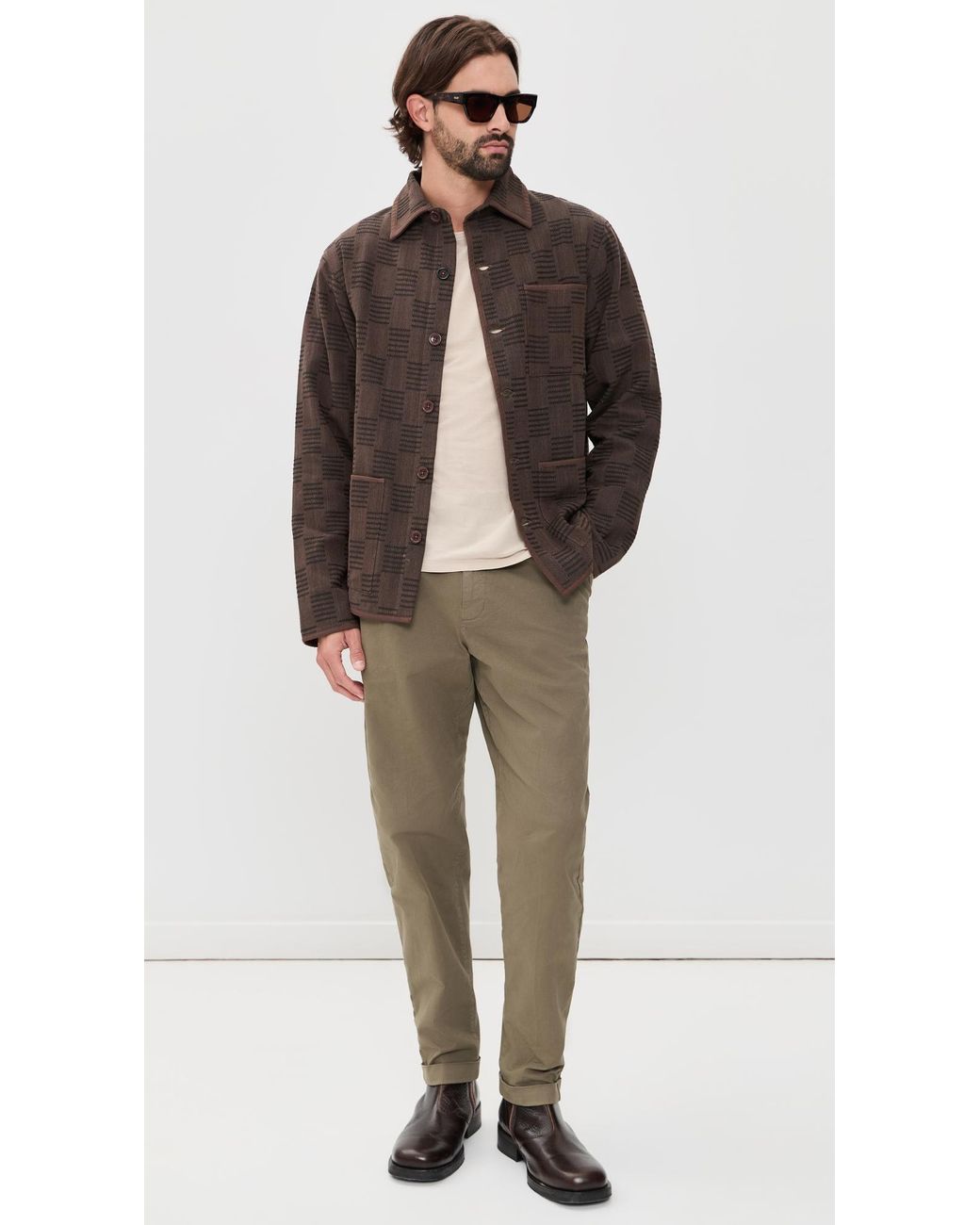 Kardo Brown Paris Jacket for men