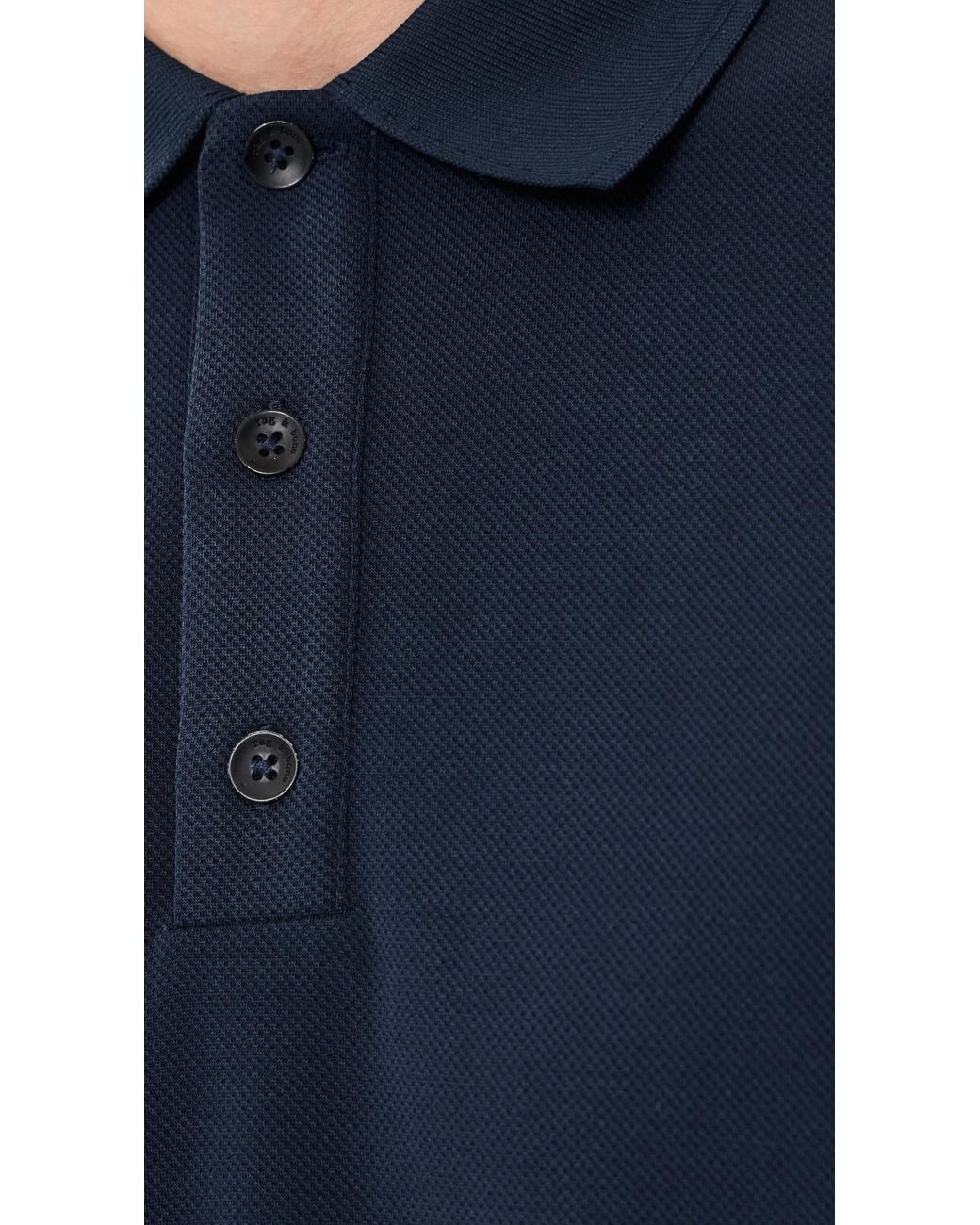 Rag & Bone Blue Slim Polo for men