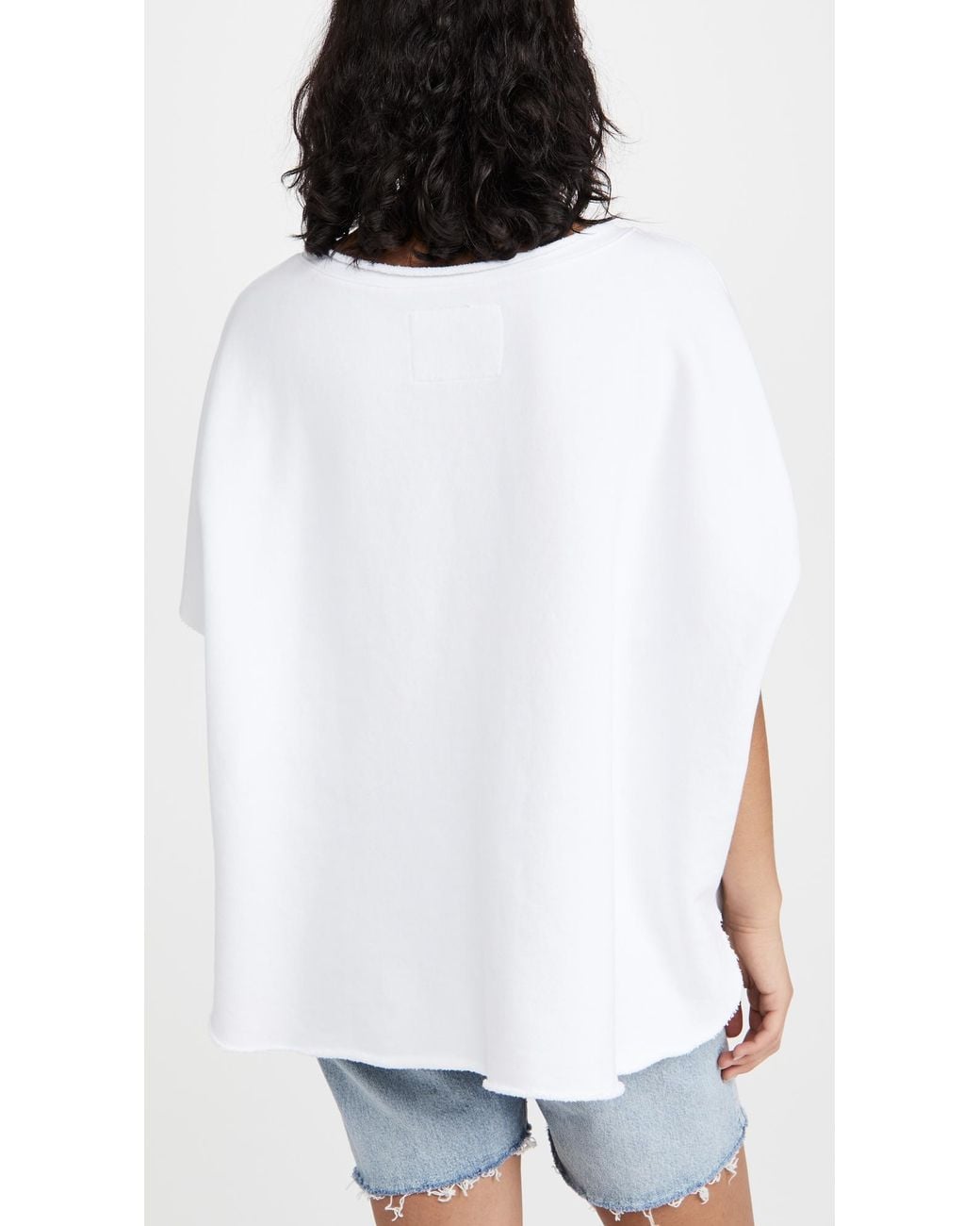 Frank & Eileen White Capelet Tee